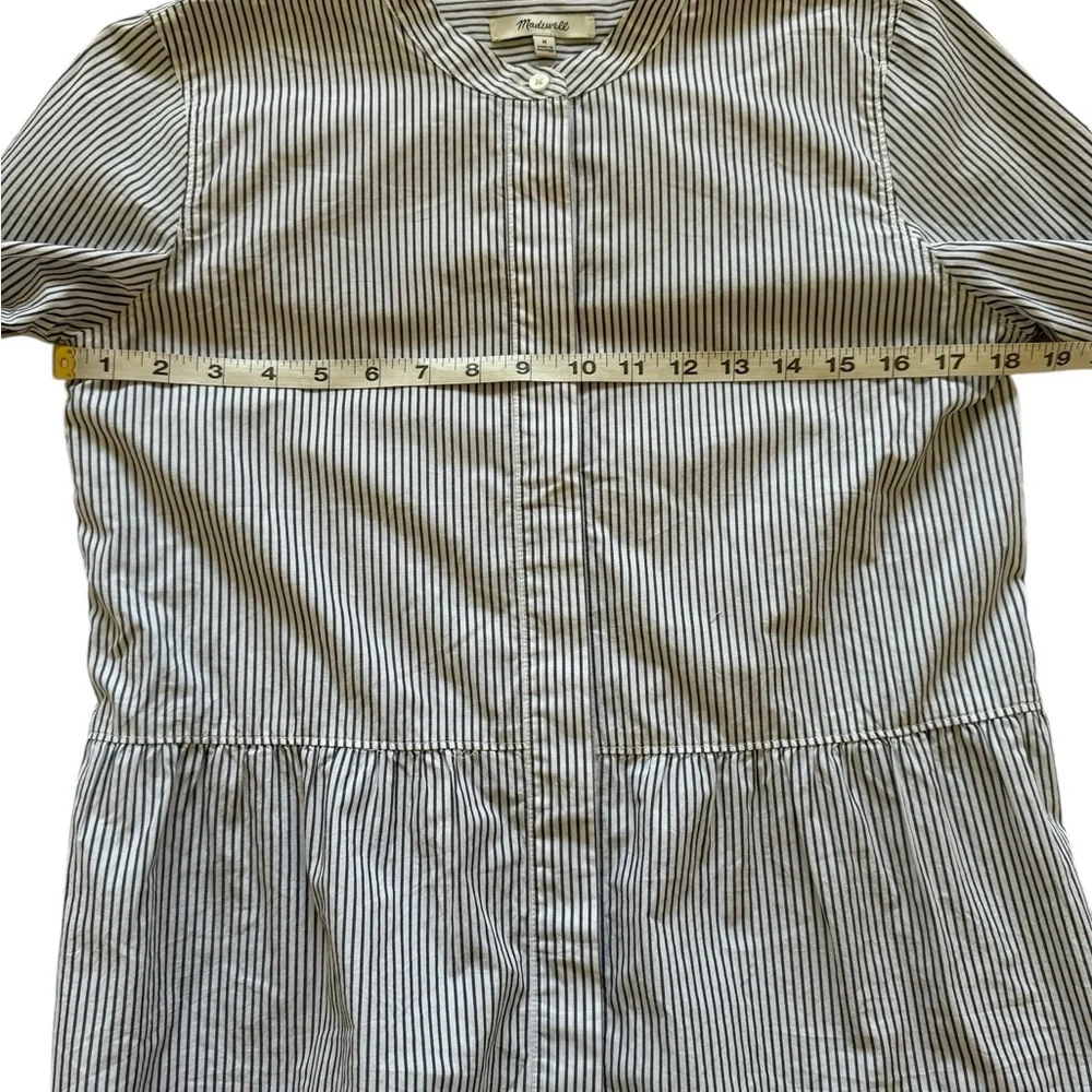 Madewell Lakeside Striped Peplum Blouse - Picture 8 of 15